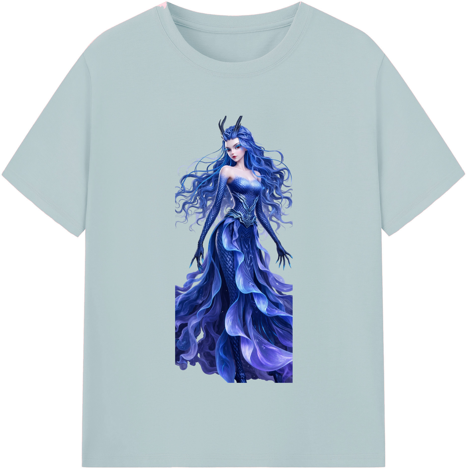 （画像用） Ne Zha 2 ナタ 魔童の大暴れ 綿100％半袖Tシャツ（フロントプリント）